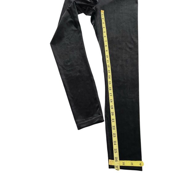 Athleta Elation Velvet Tight Womens Small Black Stretch Comfort Athleisure Gym - Picture 12 of 12